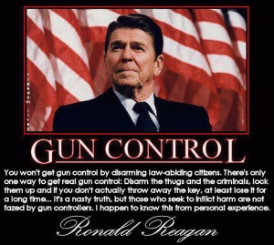 Ronald Reagan on gun control