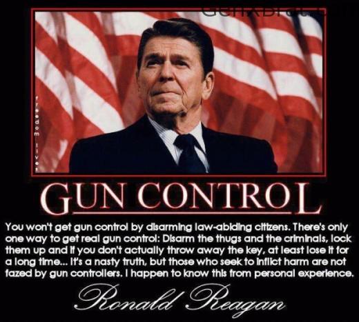Ronald Reagan on gun control