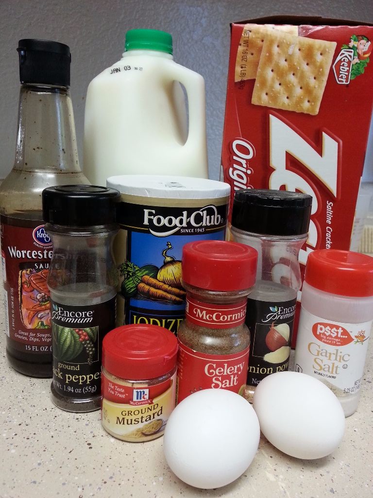 Ingredients for moms meatloaf