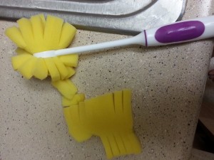 Dish Sponge on a Stick - Not a tool I recommend