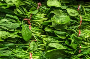 Fresh Green Spinach Leaves