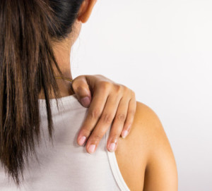 Woman with Shoulder Pain